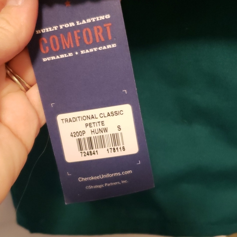 Women’s Size Petite Small Authentic Cherokee Workwear Scrub Pants - Picture 2 of 3